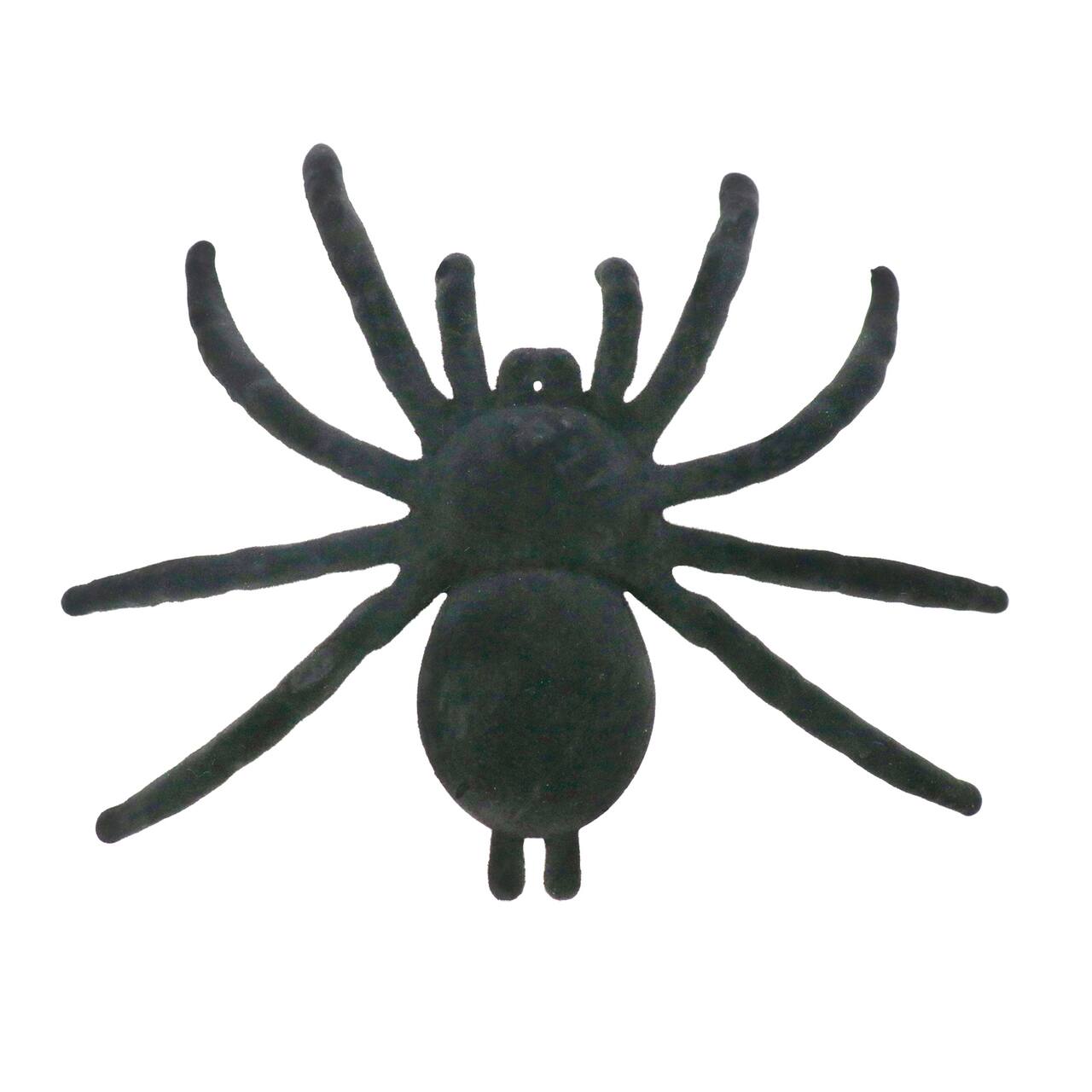 9.5&#x22; Flocked Spider Tabletop D&#xE9;cor by Ashland&#xAE;